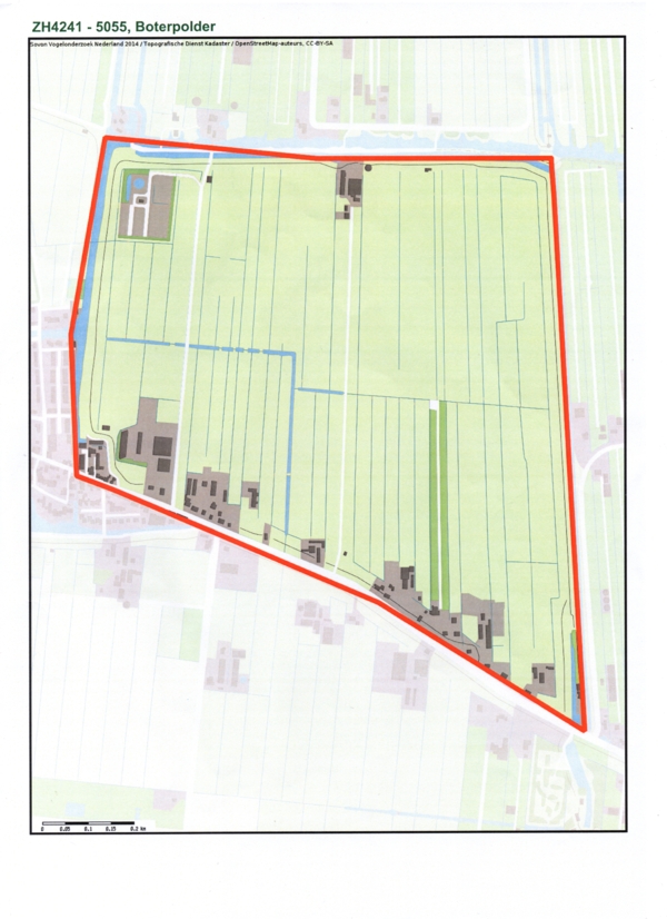 Telgebieden in de Rijnstreek